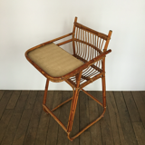 Children's rattan high chair