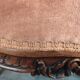 Pair of Old Rockery Chairs with Velvet/Carved Wood Seats