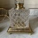 Brass, glass and crystal lamp v