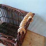 Wicker basket, rattan