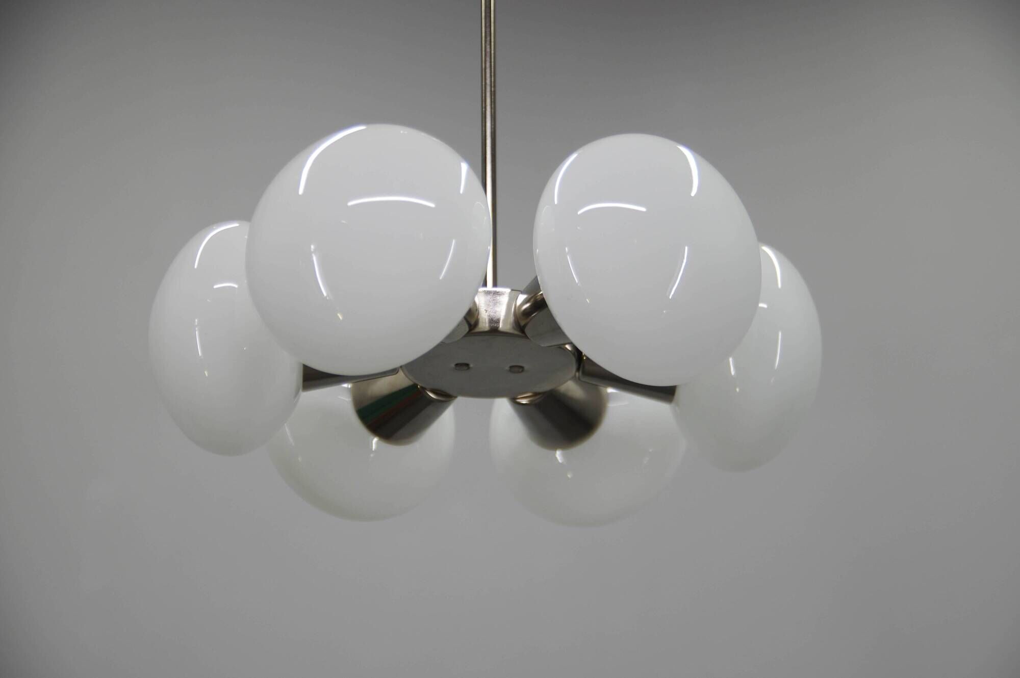 Mid-Century Sputnik Chandelier by Kamenický Šenov, Czechoslovakia, 1960s
