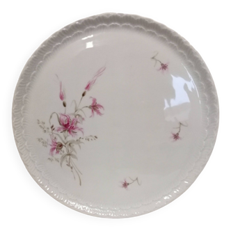 Plat à tarte, Plat En Porcelaine De Limoges G. Labesse