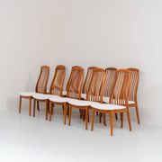 Set of 10 dining chairs by Kai Kristiansen for Schou Andersen (Denmark