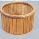 Vintage Oak Indoor Planter, Denmark, 1960s