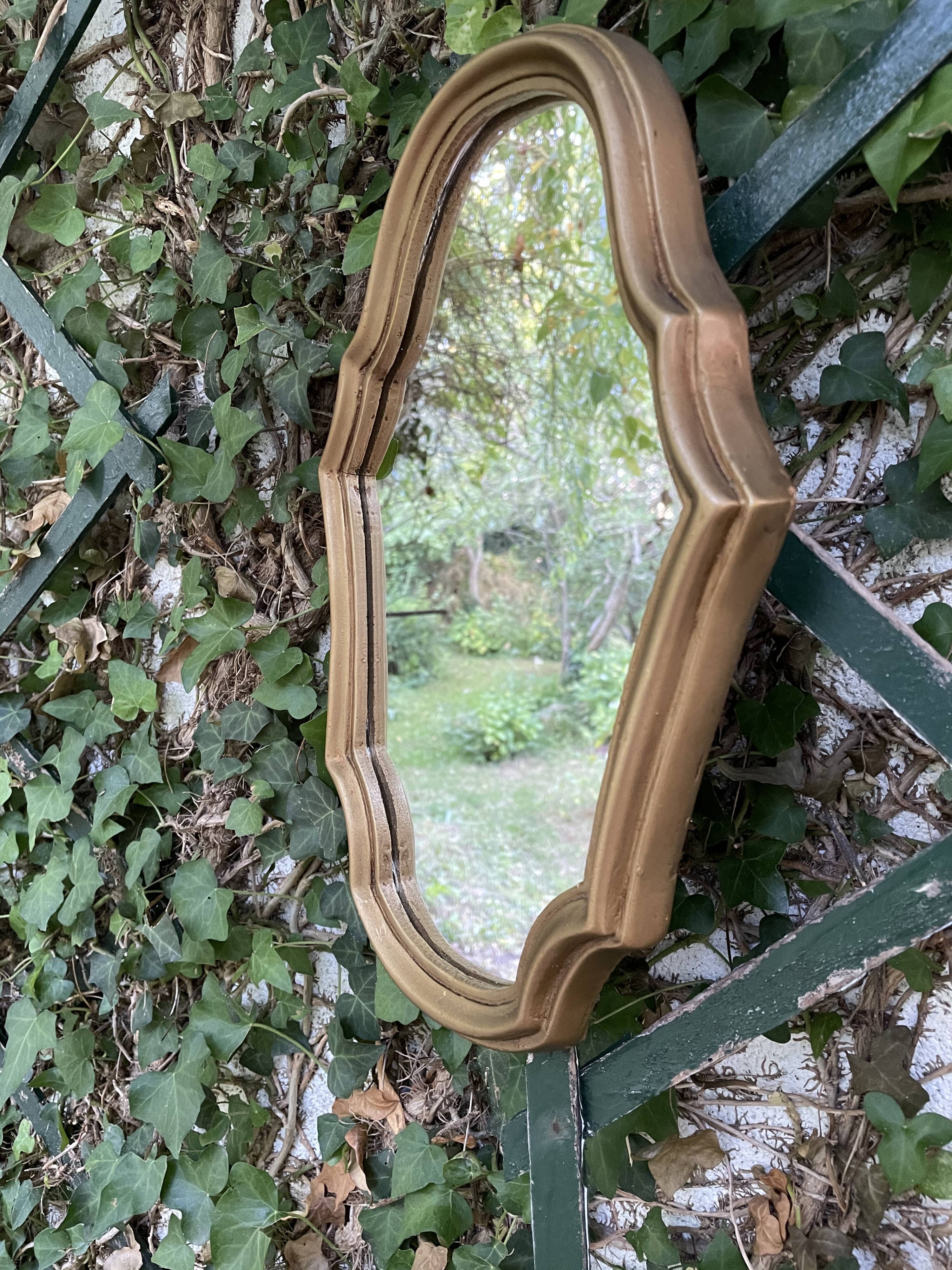 Gilded mirror H32 X L22