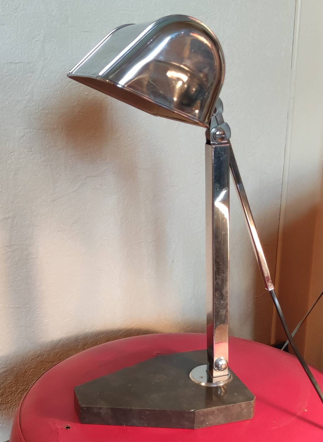 Old Art Deco articulated desk lamp