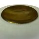 Patinated brass Art Deco low floor lamp, 132cm