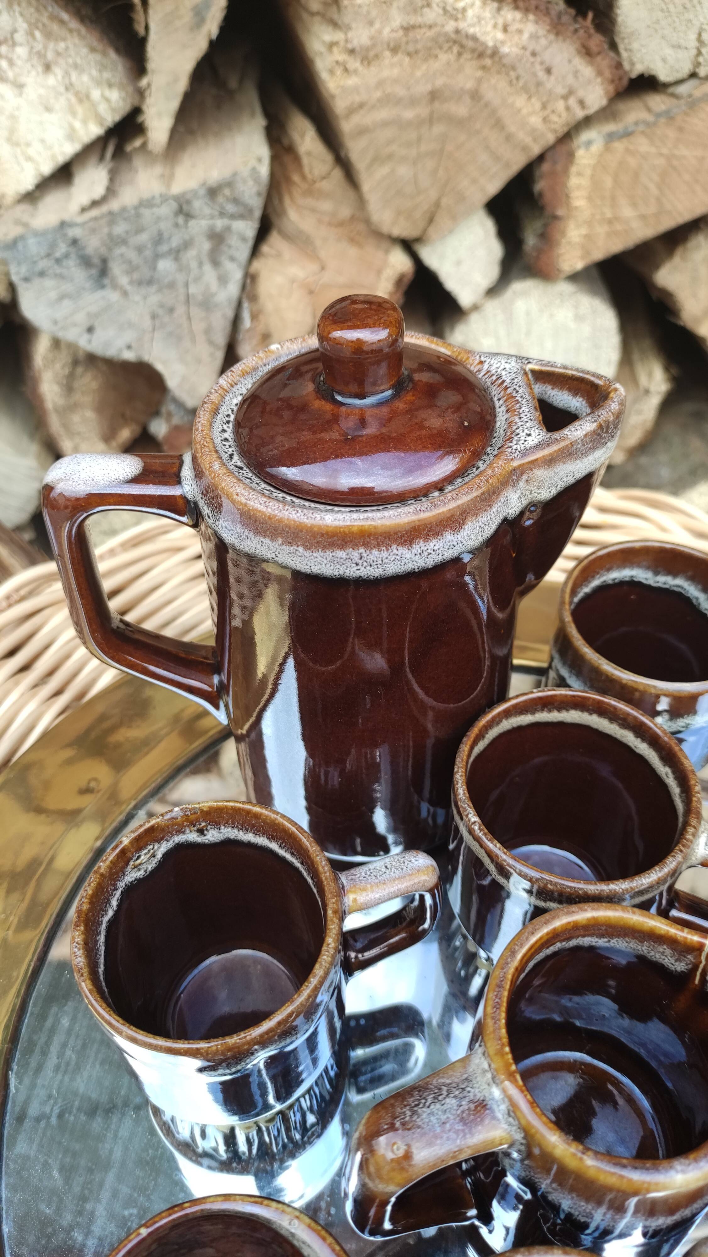 Vintage ceramic coffee or tea set