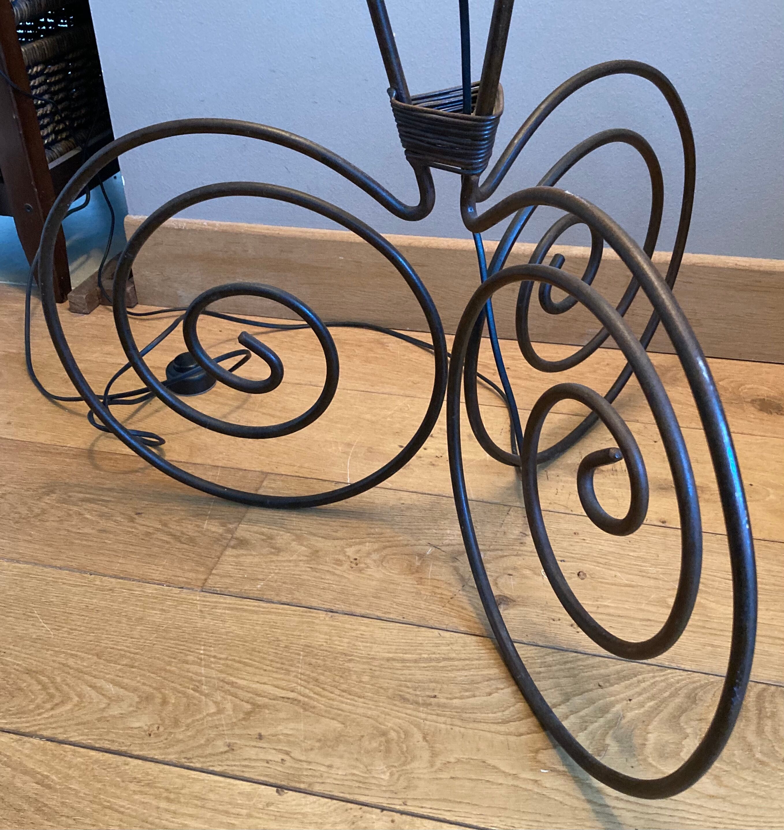 Pescatore wrought iron lamppost of the 80