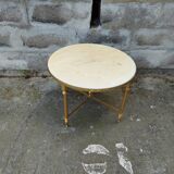 Vintage gold brass coffee table
