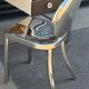 Chaise chromée attribuée à Starck