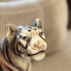 Enamelled ceramic tiger 1970