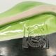SAP Vallauris Vintage Leaf Bowl Two-Tone Ceramic Green Black 50s 60s