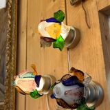 Rare series of 5 Murano Borek Sipek (1949-2016) flower-shaped sconces