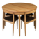 Dining Set in the Style of Hans Olsen, Danish Design, 1950s