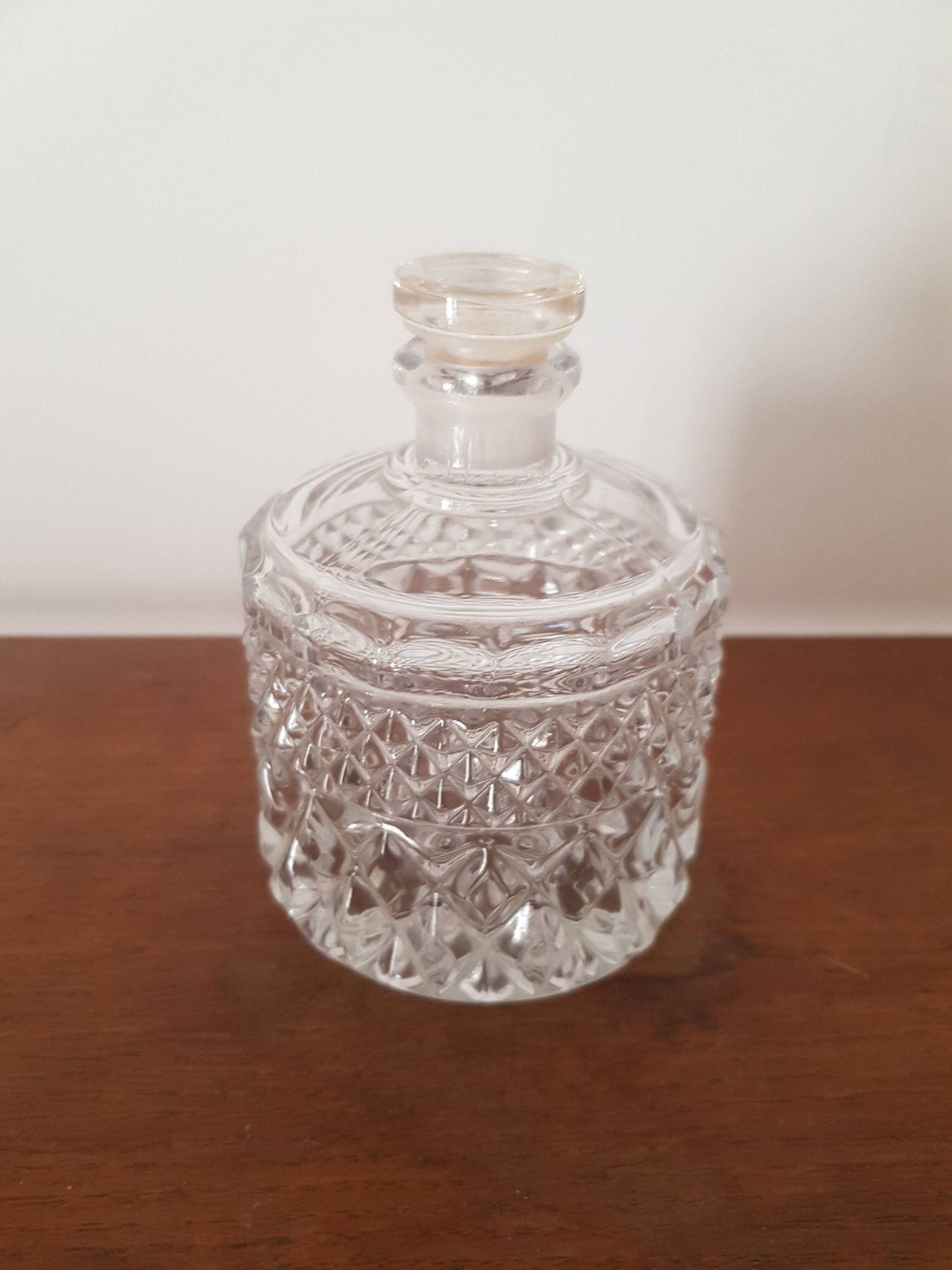 Crystal perfume bottle