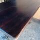 110cm bistro table with solid wood top