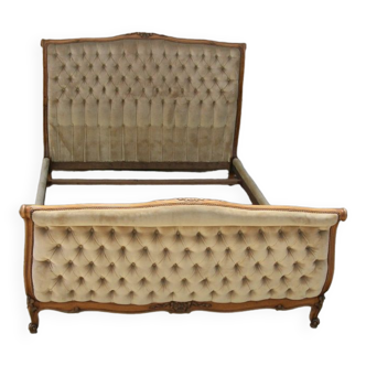 Upholstered LXV style bed