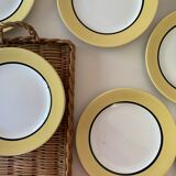 12 dessert plates l'Amandinoise