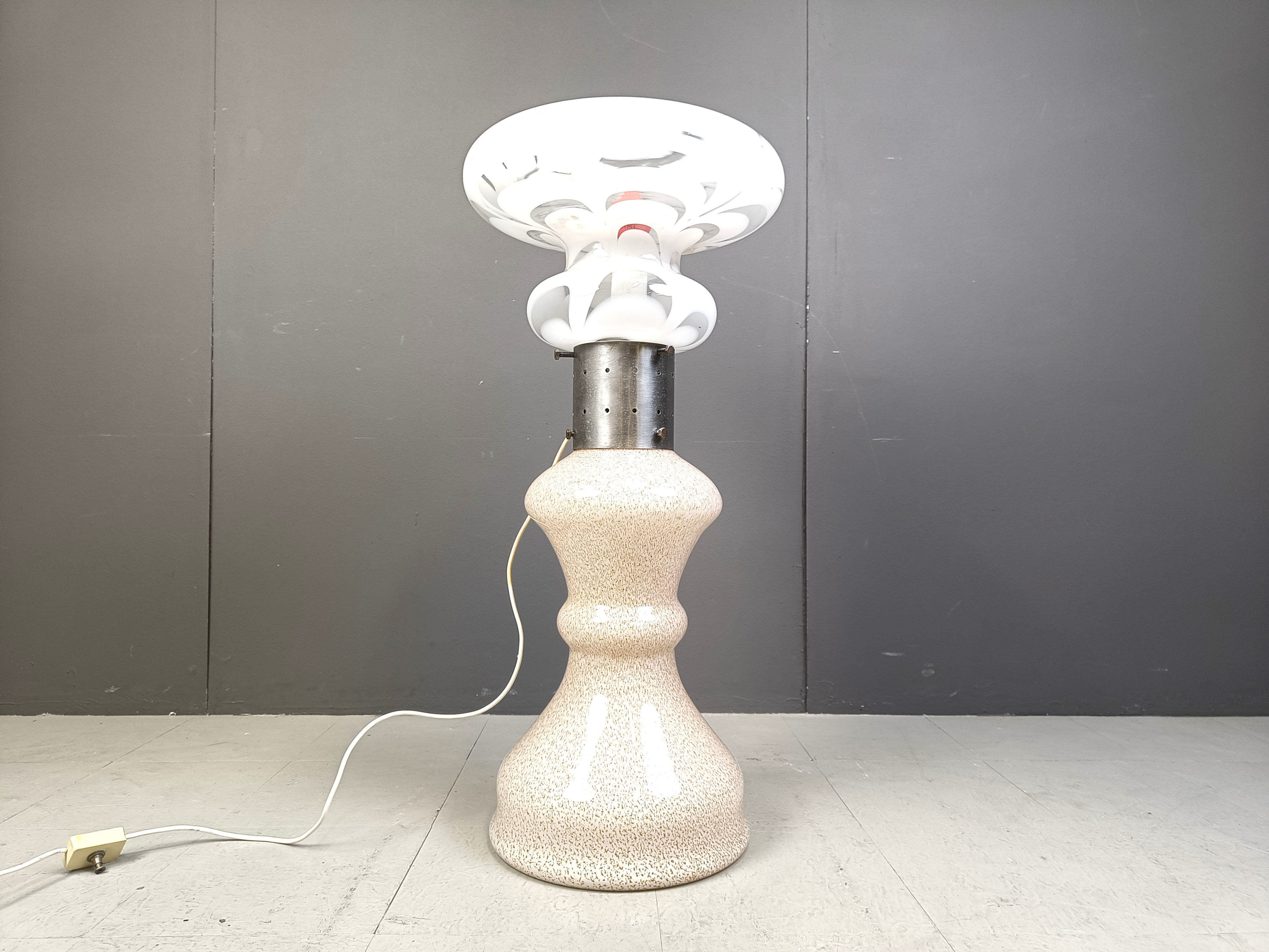 Vintage floor lamp by Mazzega, 1960s