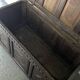 Rare 17th Century Carved Oak Coffer Charles II Period Circa 1660-1680c