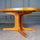 Dining room table with extensions French work 1970