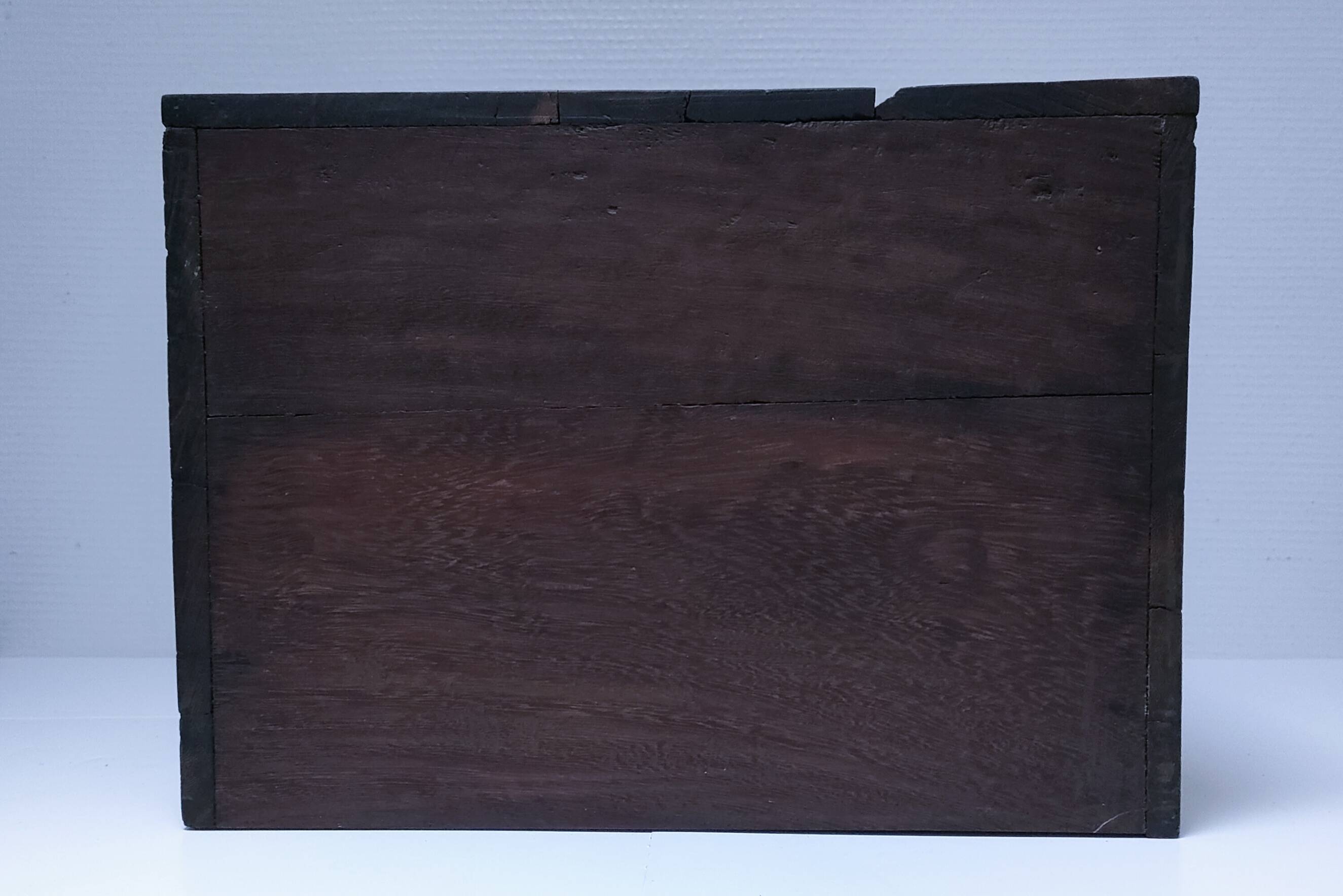 vintage patinated solid wood shelf