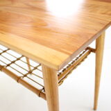 Mid-century solid wood table/ uluv, 1960's