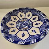 Cobalt blue Moroccan plate