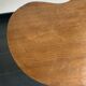 Vintage 1960s low tripod bean-shaped wooden side table - 48 x 66 cm