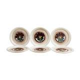 Set of 6 vintage dessert plates