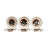 Lot de 6 assiettes à dessert vintage