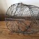 Salad basket opening star metal wire two handles
