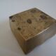 Scandinavian design ashtray in vintage bronze Ultima an 70