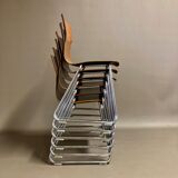 Set of 6 Pagwood chairs by Casala