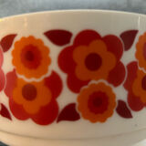 Vintage lotus arcopal salad bowl