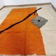 Moroccan handmade artisanal berber carpet magic orange eye 287 x 184 cm
