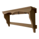 Antique wooden wall shelf