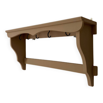 Antique wooden wall shelf