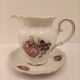 Bavaria creamer milk jug and porcelain plate