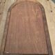 A pair of vintage stained glass style mirrors.