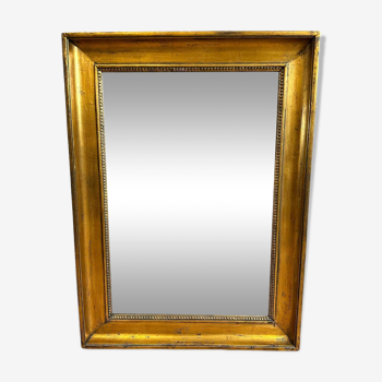 Miroir rectangulaire cadre doré - 446009