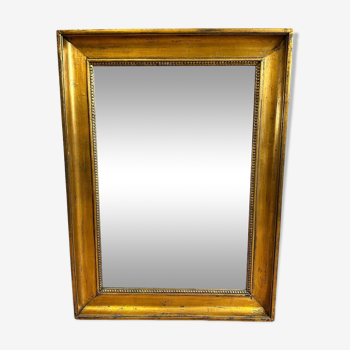 Rectangular mirror with gold frame - 446009