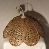 Suspension in wicker and rattan