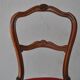 Pair of Chair Napoleon III period mahogany late XIXth