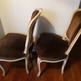 Paire de fauteuils de style louis XV