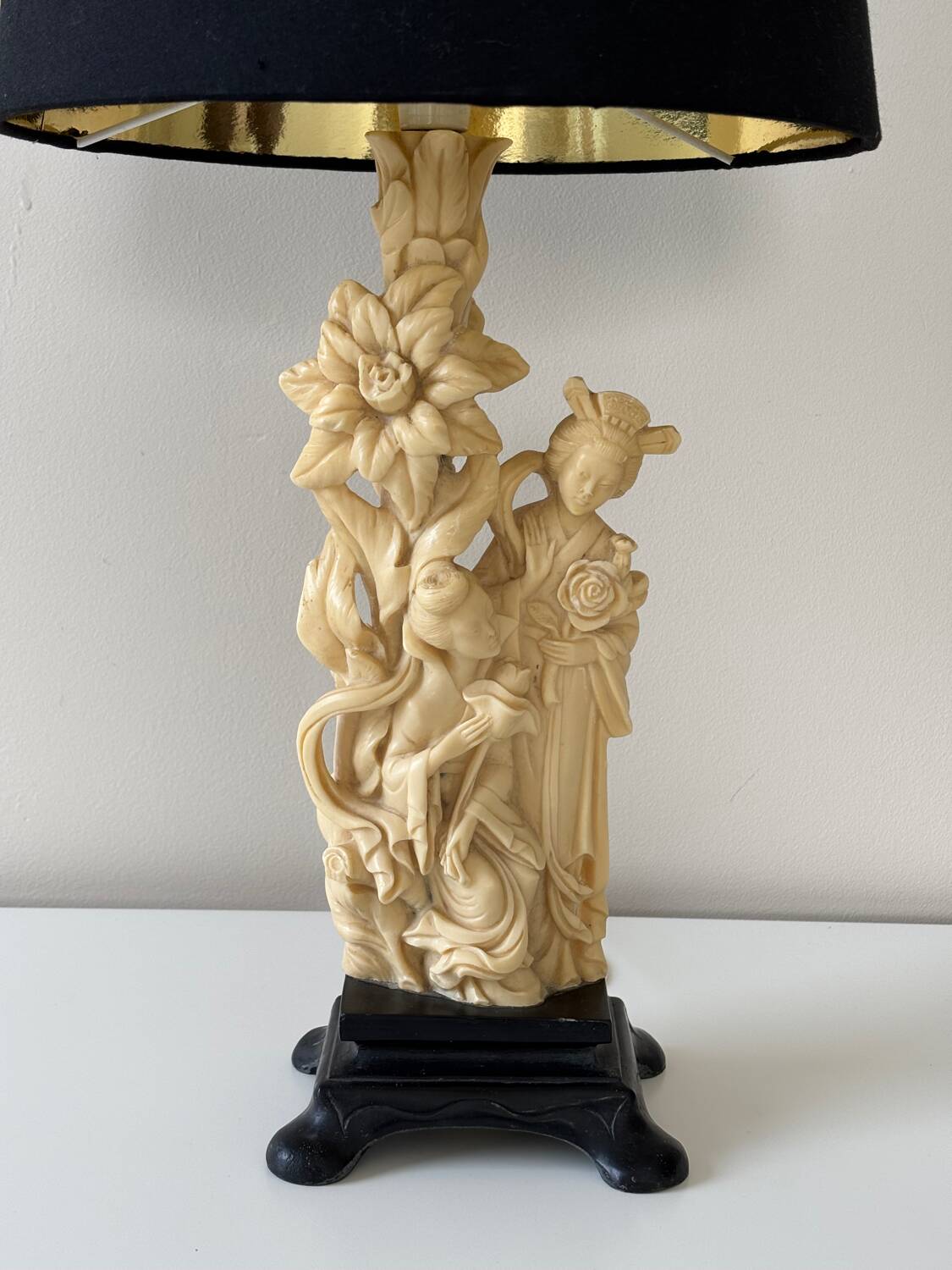 Asian style lamp by Amilcare Santini