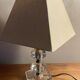 Lampe pied en verre