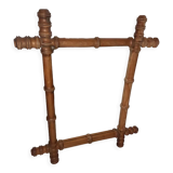 Miroir en faux bambou 52.5cm X 43.5cm