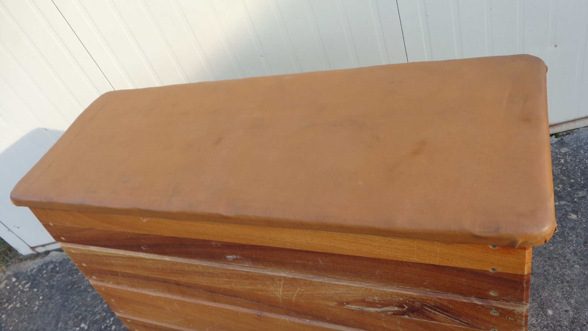 Plinth of gymnastics